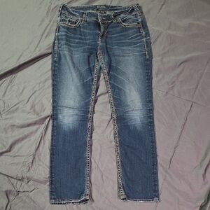 Silver Jeans Women's Skinny Blue Denim